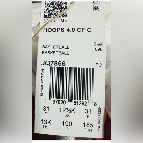 Adidas Kids Sneakers,unisex size 13 .New with box .R14 - Picture 6 of 8